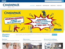 Tablet Screenshot of chadapaux.fr